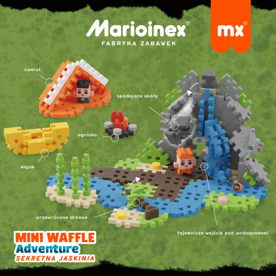 Mini Waffle Adventure - Sekretna Jaskinia / Marioinex