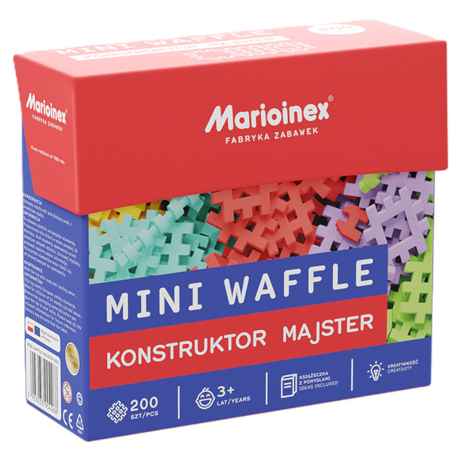 Mini Waffle Konstruktor 200 el. Majster / Marioinex