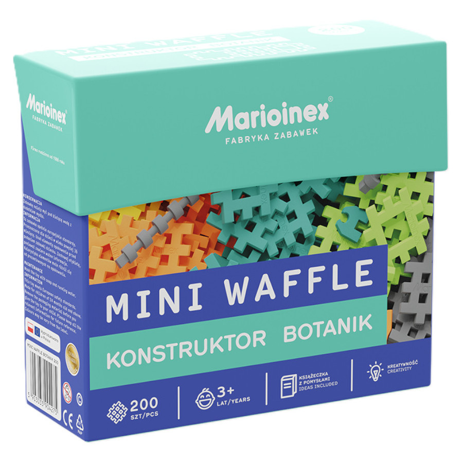 Mini Waffle Konstruktor 200 el. Botanik / Marioinex