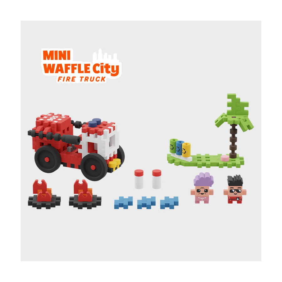 Mini Waffle City - Wóz strażacki / Marioinex