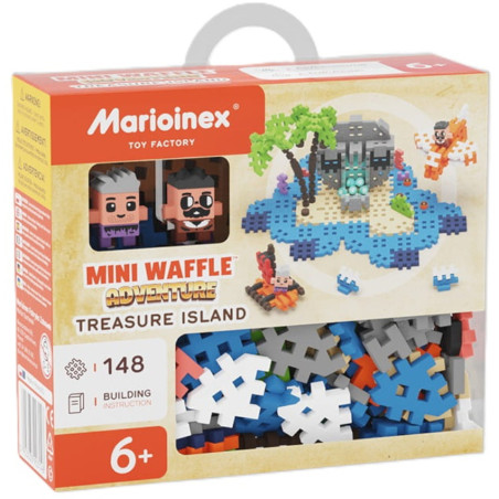Mini Waffle Adventure - Wyspa skarbów / Marioinex