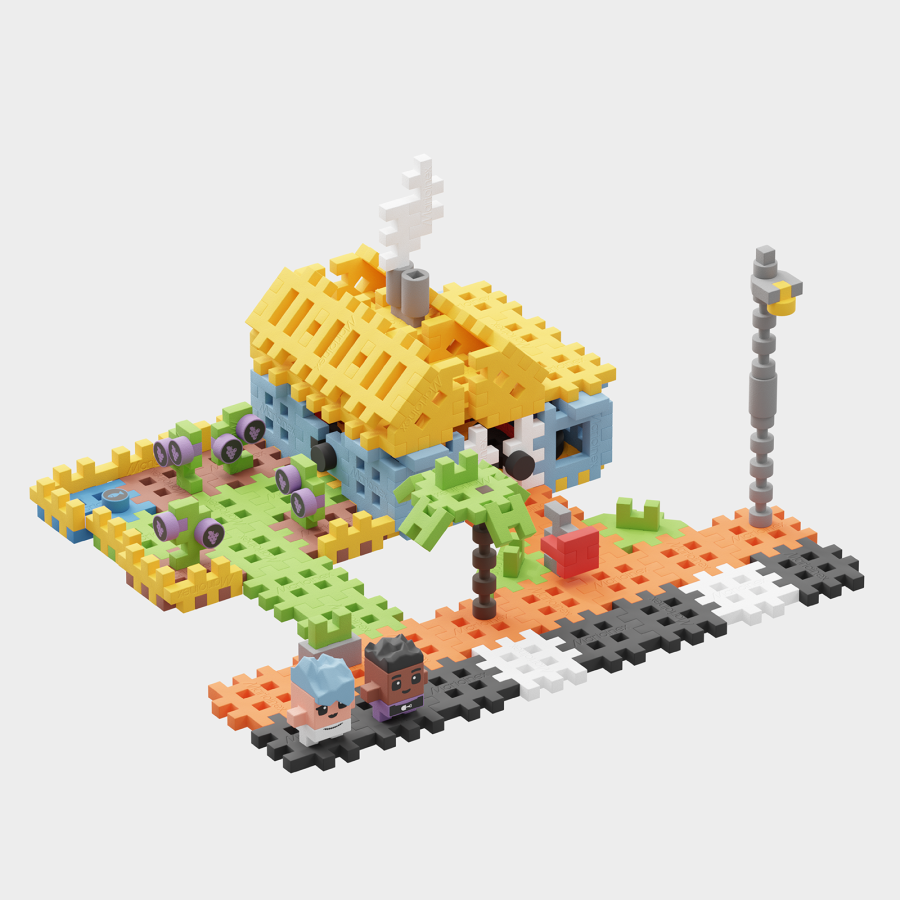 Mini Waffle City - Dom / Marioinex