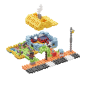 Mini Waffle City - Dom / Marioinex
