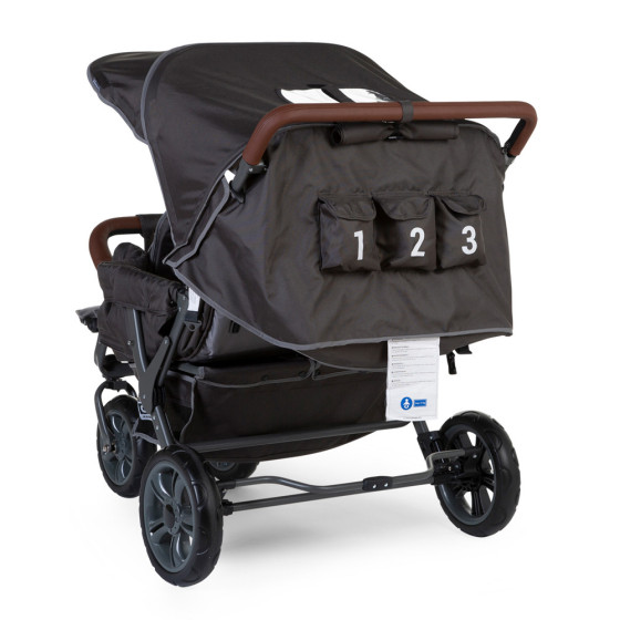 Wózek 3-osobowy do żłobka Triplet New / Childhome