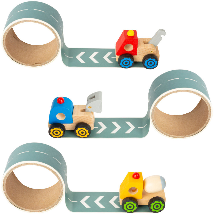 Ciężarówka z taśmą samoprzylepną 1 szt. / Small Foot Design Ciężarówka z taśmą samoprzylepną 1 szt. / Small Foot Design