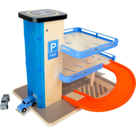Parking centralny z windą 3 poziomowy / Small Foot Design
