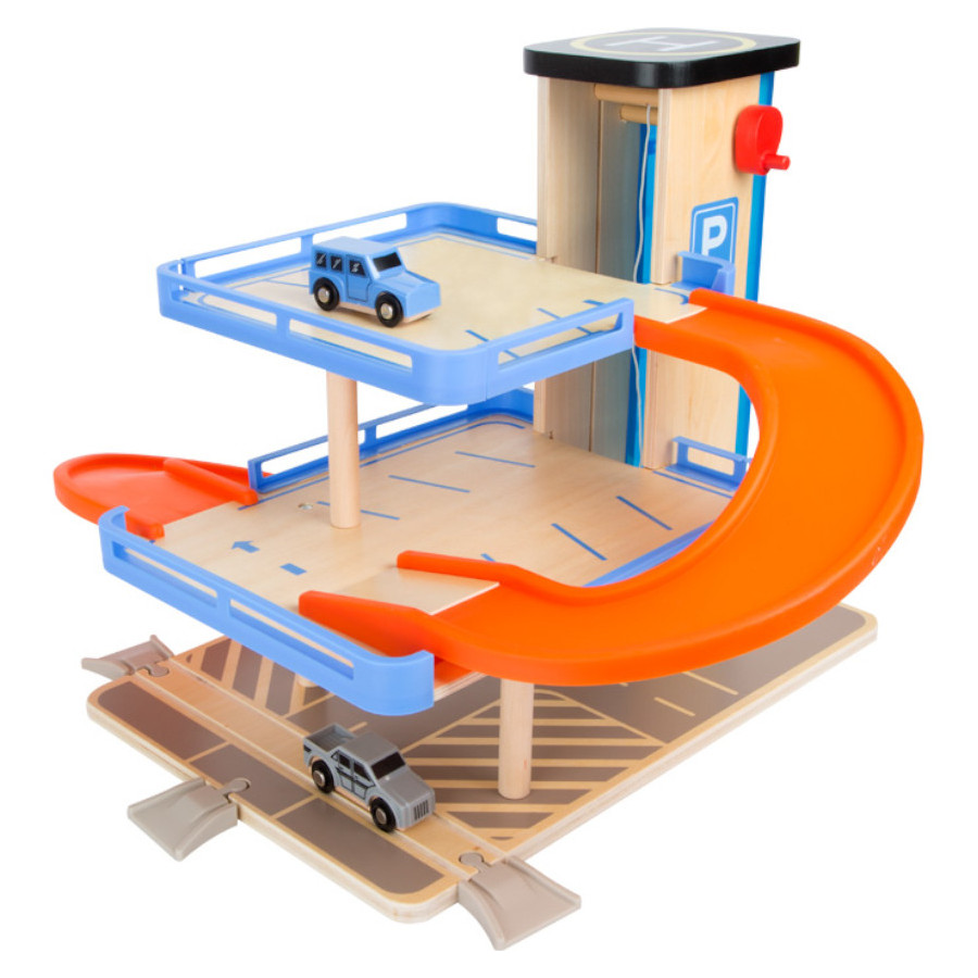 Parking centralny z windą 3 poziomowy / Small Foot Design Parking centralny z windą 3 poziomowy / Small Foot Design