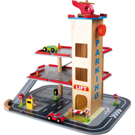 3 Piętrowy parking z szybkim zjazdem / Small Foot Design