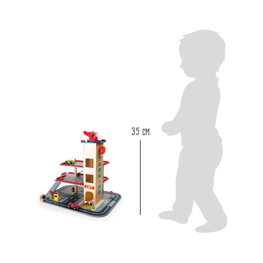 3 Piętrowy parking z szybkim zjazdem / Small Foot Design