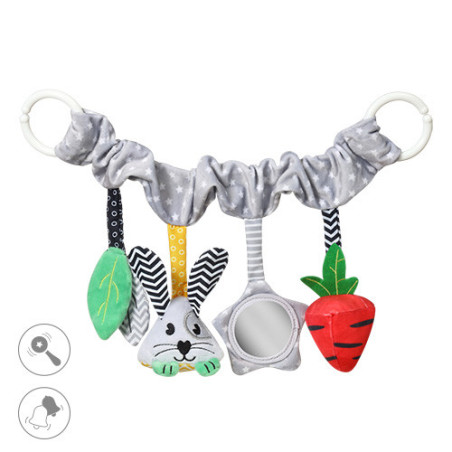 Edukacyjna zawieszka do wózka i fotelika Carrot & Hop / Babyono