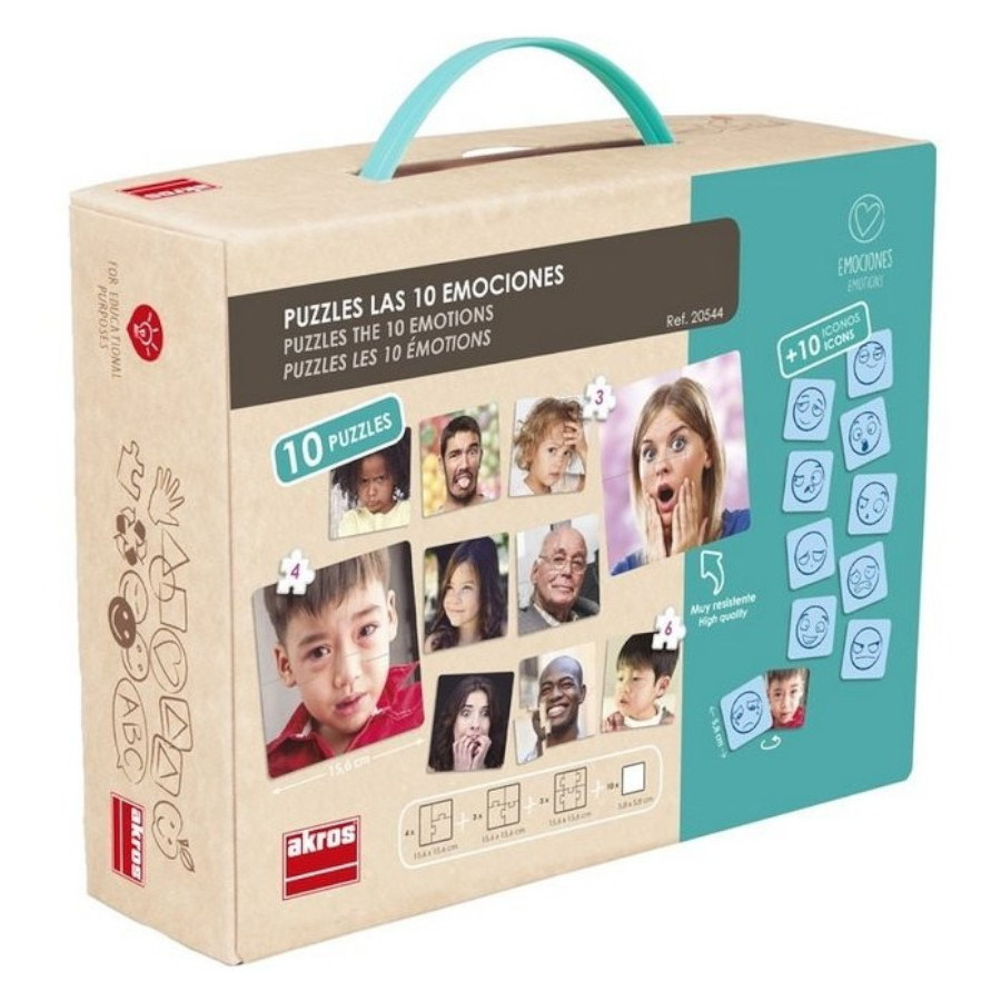 Puzzle edukacyjne Wyrażanie emocji / Akros Puzzle edukacyjne Wyrażanie emocji / Akros