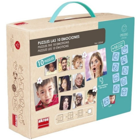 Puzzle edukacyjne Wyrażanie emocji / Akros