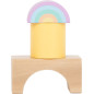 Drewniane pastelowe klocki 50 el. / Small Foot Design