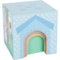 Pastelowa piramidka Leśni przyjaciele / Small Foot Design