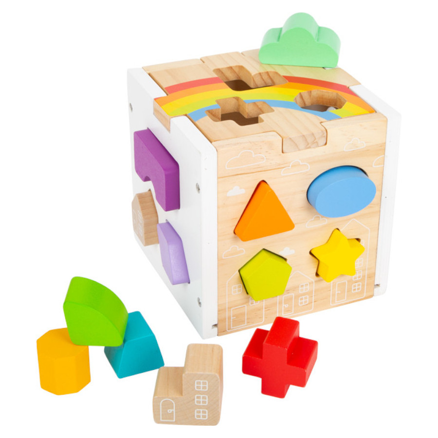 Tęczowy sorter kształtów / Small Foot Design Tęczowy sorter kształtów / Small Foot Design