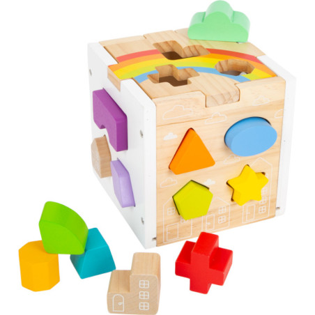 Tęczowy sorter kształtów / Small Foot Design