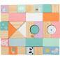 Chodzik - pchacz Pastelowy świat z klockami / Small Foot Design