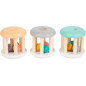 Grzechotki walce pastelowe 3 szt. / Small Foot Design