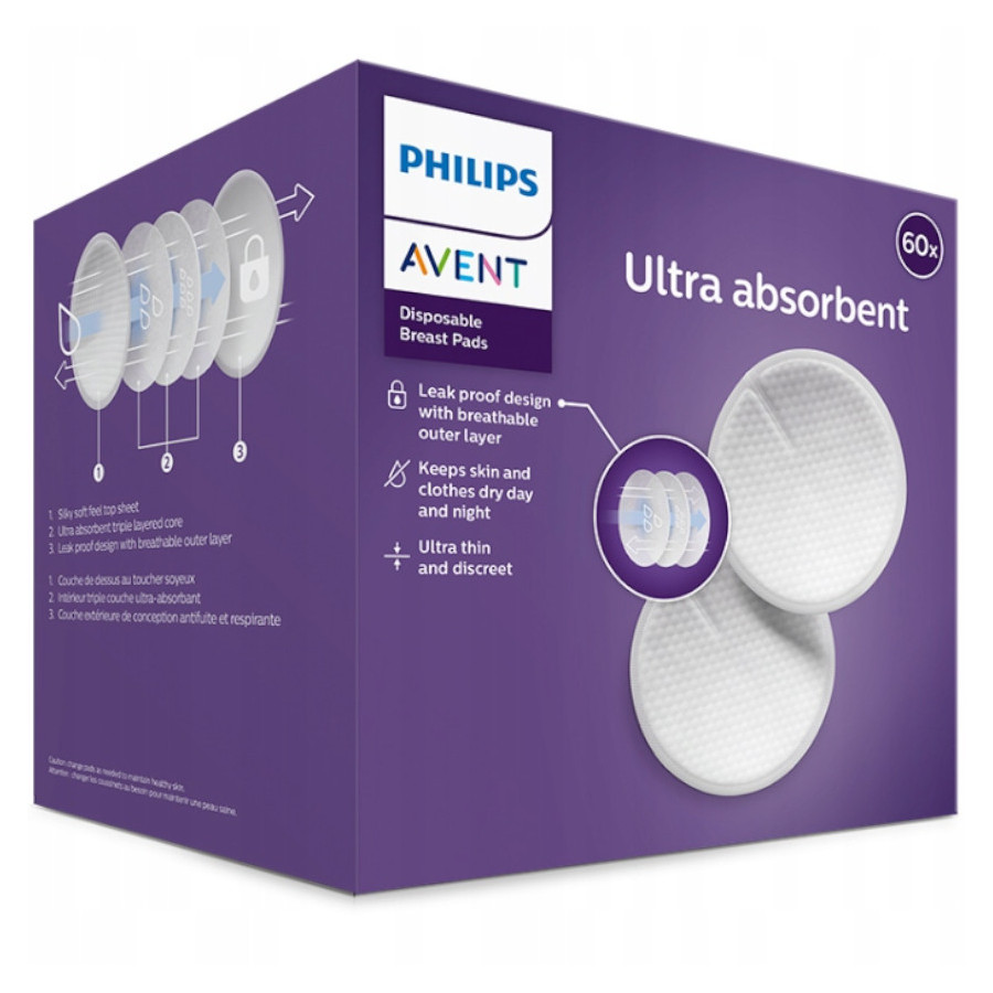 Wkładki laktacyjne 60 szt. / Philips Avent