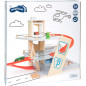 Parking dla autek 3 poziomy - Stacja, naprawa, myjnia / Small Foot Design
