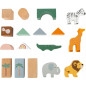 Drewniane klocki Safari 50 el. / Small Foot Design