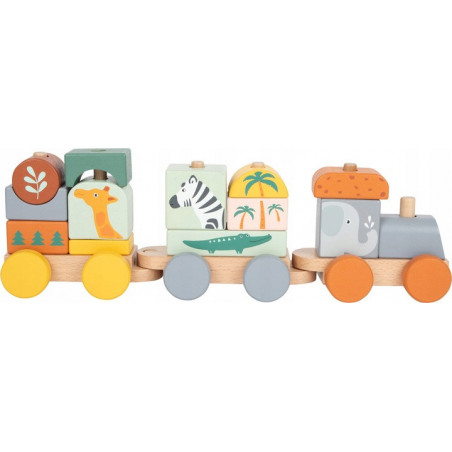 Kolejka z klockami Safari / Small Foot Design
