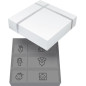 Odcisk gipsowy bobasa, 3D ramka i Memory Box / Dooky Odcisk gipsowy bobasa, 3D ramka i Memory Box / Dooky