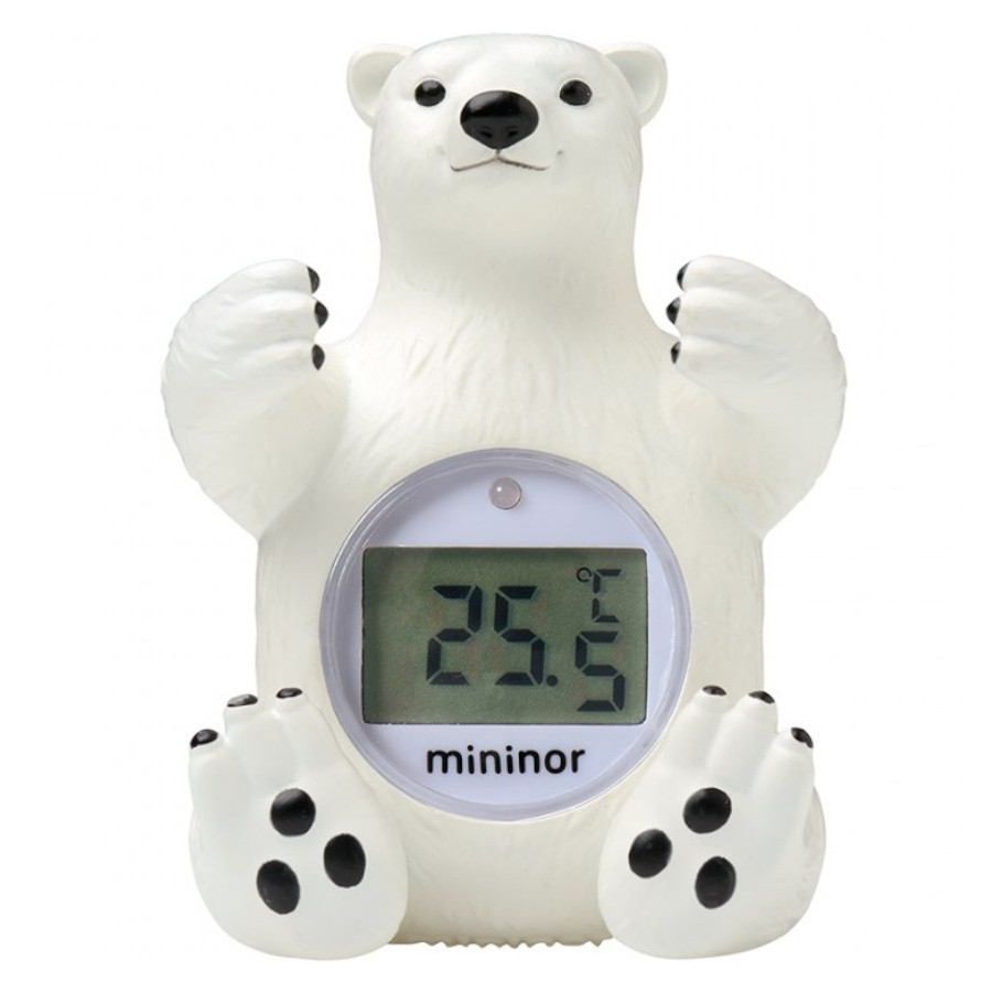 Termometr elektroniczny do kąpieli Misiek polarny / Mininor Termometr elektroniczny do kąpieli Misiek polarny / Mininor
