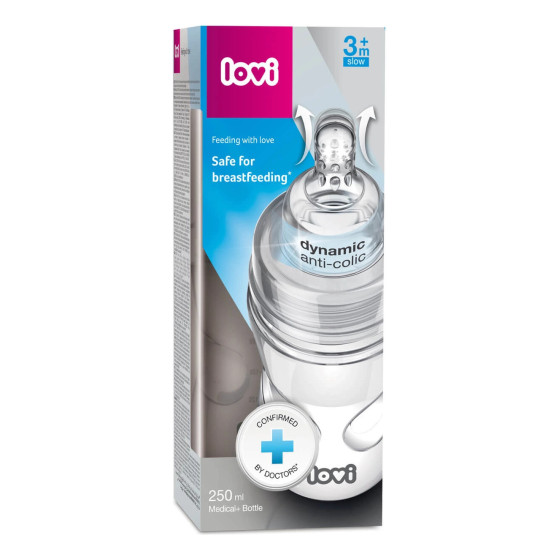 Butelka dla niemowląt Medical+ 250 ml / Lovi