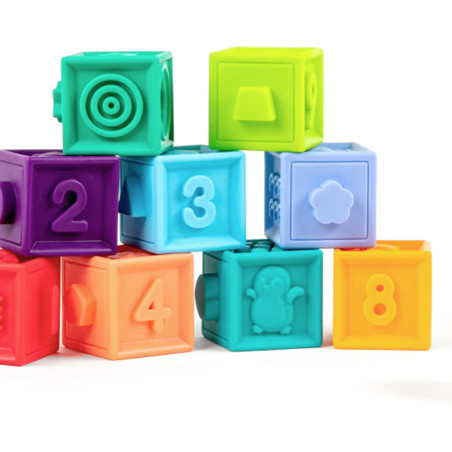Sensoryczne klocki z teksturą / Edushape