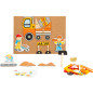 Puzzle przybijane na pinezki Plac budowy / Small Foot Design Puzzle przybijane na pinezki Plac budowy / Small Foot Design