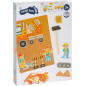 Puzzle przybijane na pinezki Plac budowy / Small Foot Design Puzzle przybijane na pinezki Plac budowy / Small Foot Design