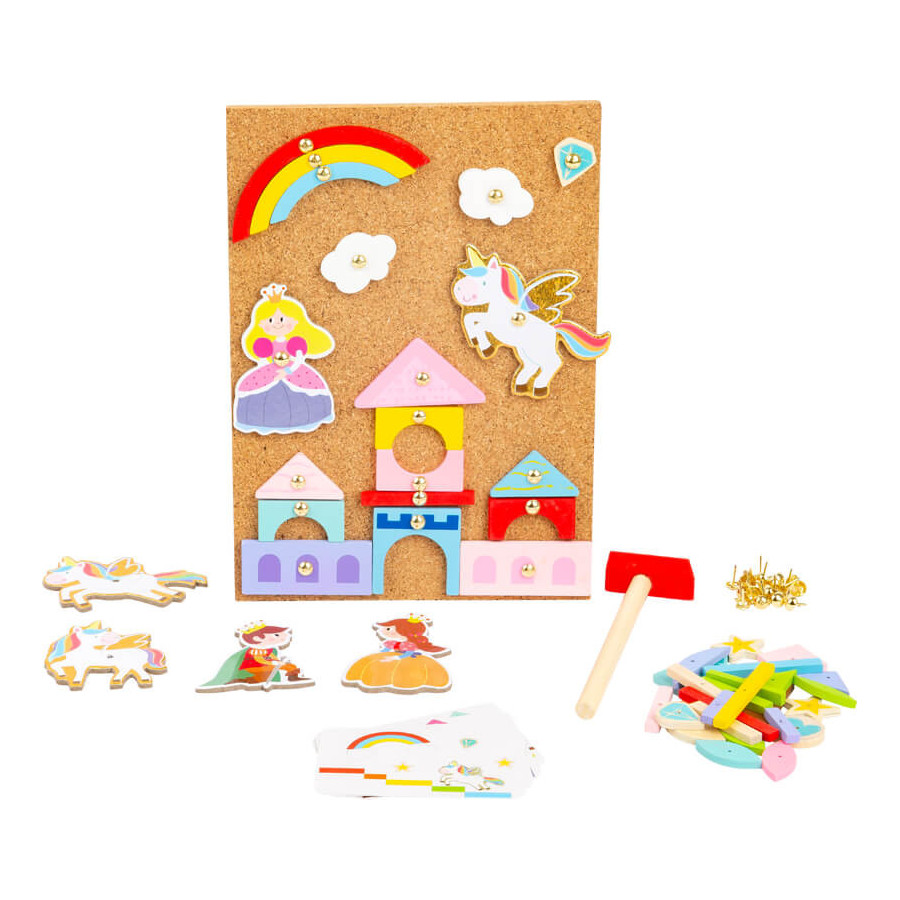 Puzzle przybijane na pinezki Kraina jednorożców / Small Foot Design