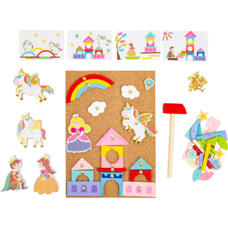 Puzzle przybijane na pinezki Kraina jednorożców / Small Foot Design