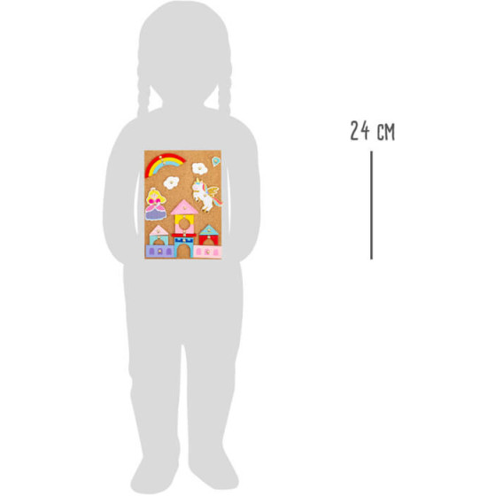 Puzzle przybijane na pinezki Kraina jednorożców / Small Foot Design