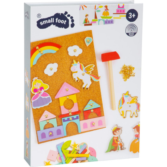Puzzle przybijane na pinezki Kraina jednorożców / Small Foot Design