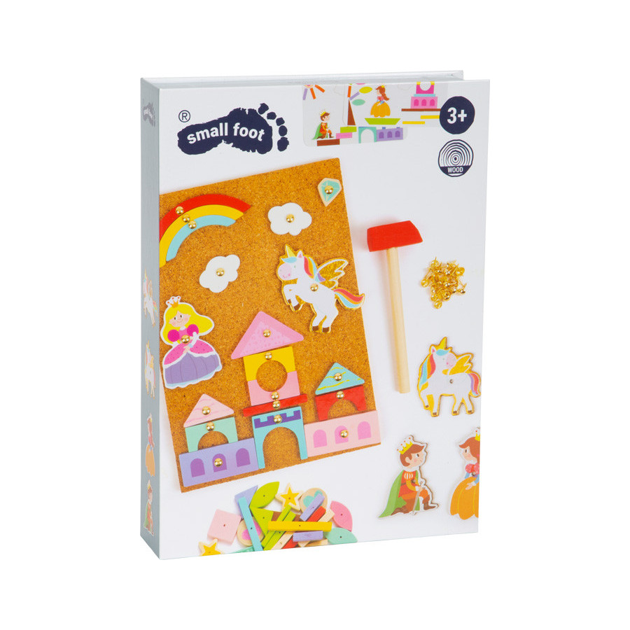 Puzzle przybijane na pinezki Kraina jednorożców / Small Foot Design