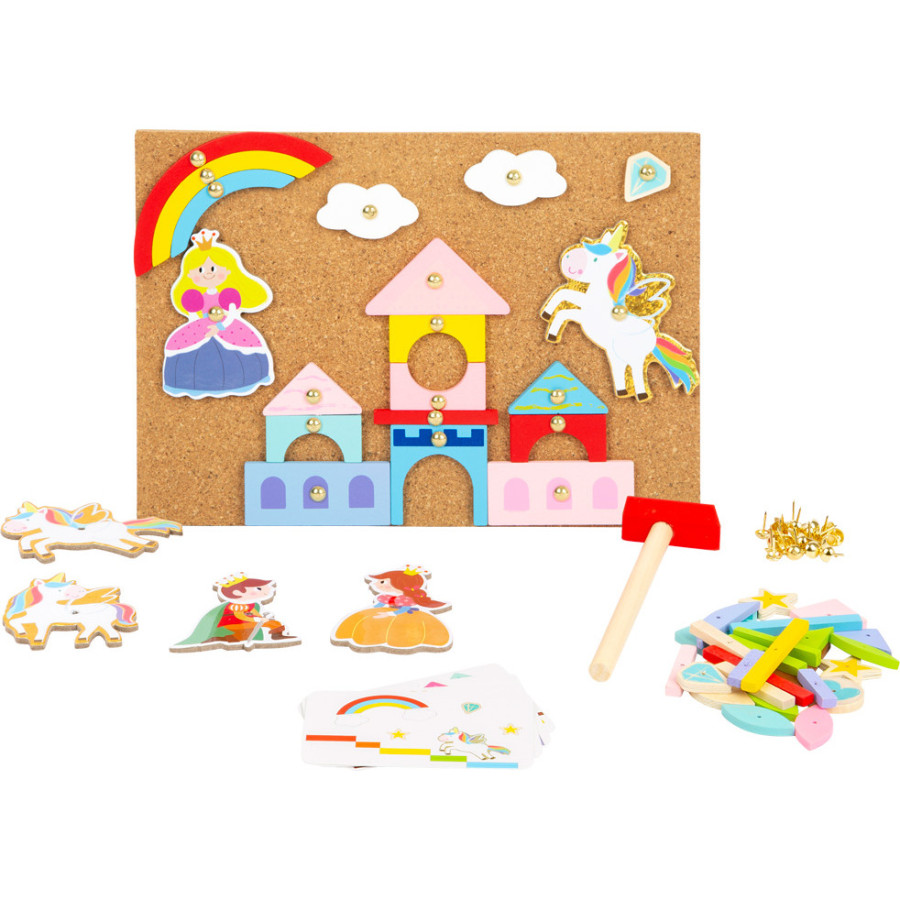 Puzzle przybijane na pinezki Kraina jednorożców / Small Foot Design