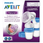 Laktator ręczny z pojemnikami na pokarm Via / Philips Avent