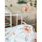 Pościel bawełniana do wózka 75x65 cm Bloom Revival / Qbana Mama