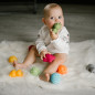 Piłeczki kształty i zwierzątka sensoryczne 6 szt. / Babyono Piłeczki kształty i zwierzątka sensoryczne 6 szt. / Babyono