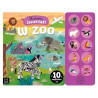 Książeczka z dźwiękami Słuchamy zwierząt! W zoo / Aksjomat