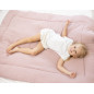 Kołderka i poduszka muślinowa 135x100+40x60 cm Różowa / Baby Matex Kołderka i poduszka muślinowa 135x100+40x60 cm Różowa / Baby Matex