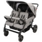 Wózek spacerowy do żłobka Lidoo Star Grey 4-osobowy / Familidoo