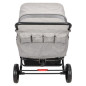Wózek spacerowy do żłobka Lidoo Star Grey 4-osobowy / Familidoo