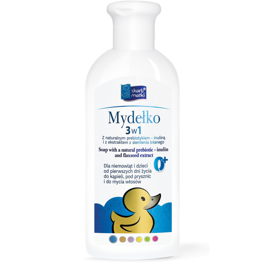 Mydełko 3w1 dla niemowląt i dzieci 250 ml / Skarb Matki