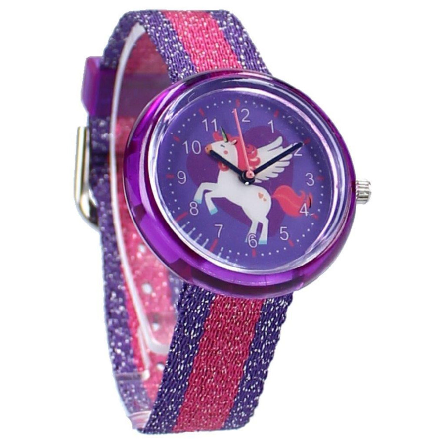 Zegarek dla dzieci KidsTime Unicorn Purple / Pret