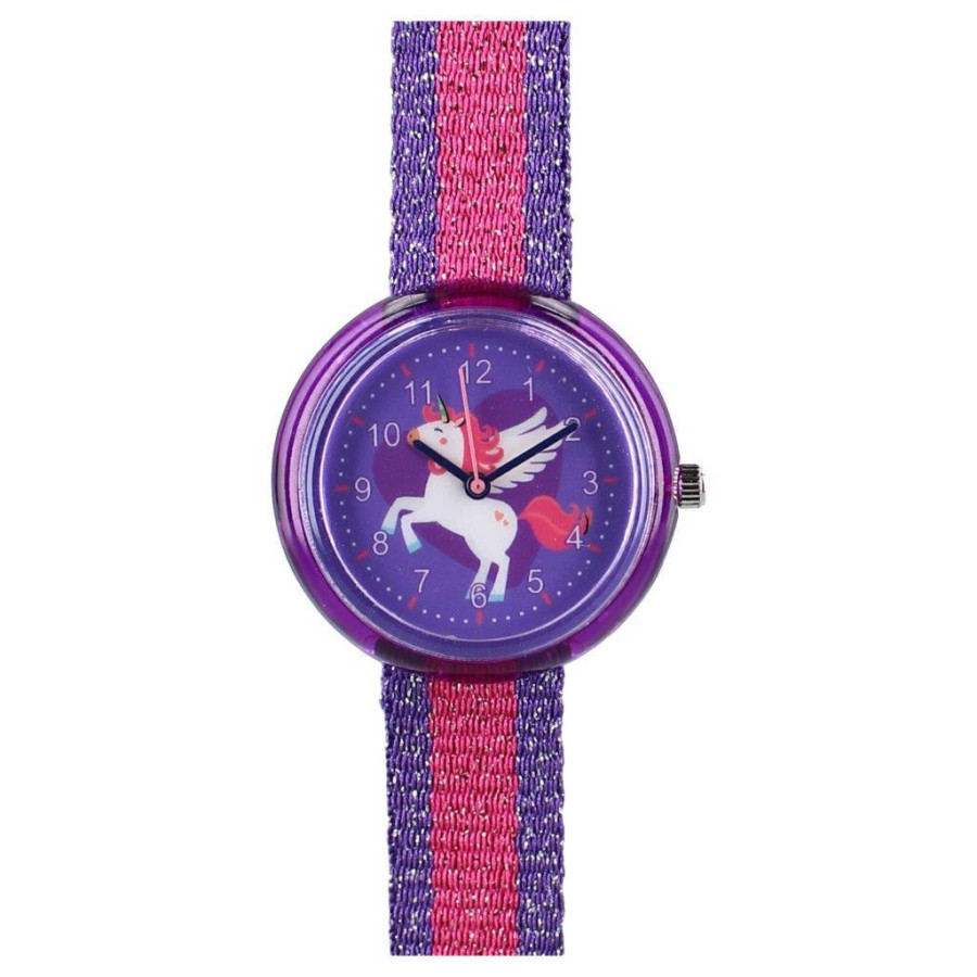 Zegarek dla dzieci KidsTime Unicorn Purple / Pret