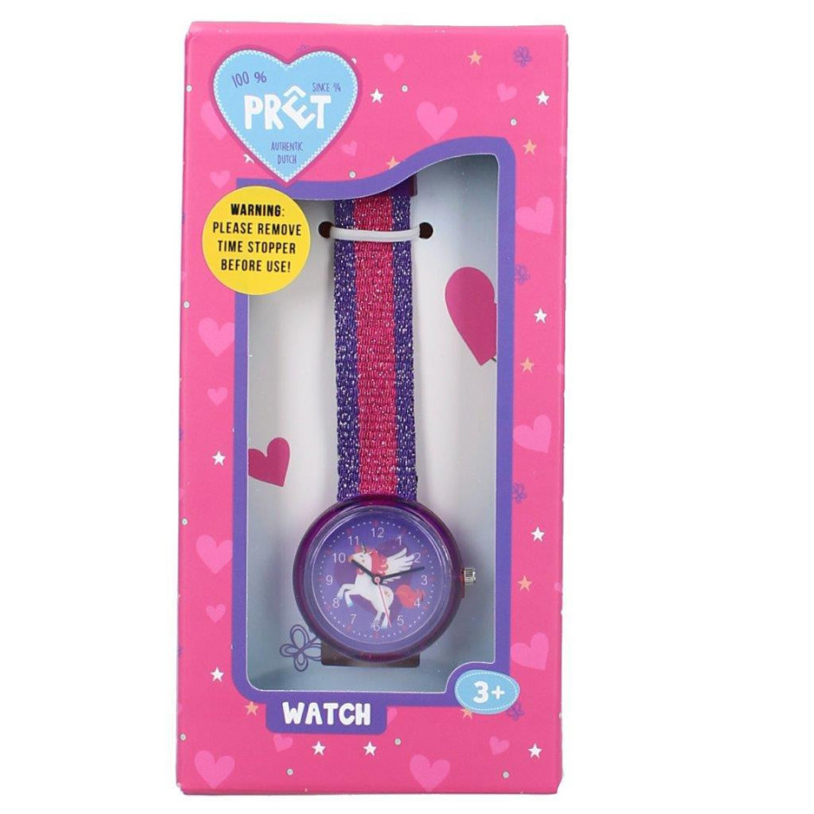 Zegarek dla dzieci KidsTime Unicorn Purple / Pret