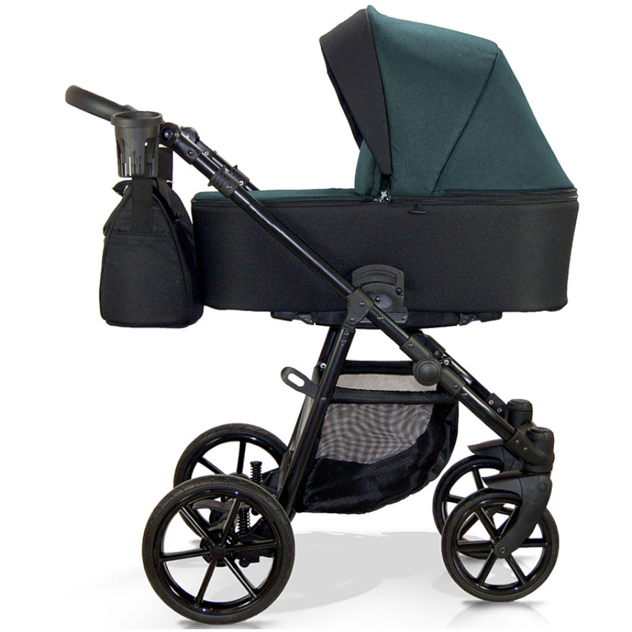 Wózek dziecięcy 2w1 Risso turkusowy / Milu Kids Wózek dziecięcy 2w1 Risso turkusowy / Milu Kids